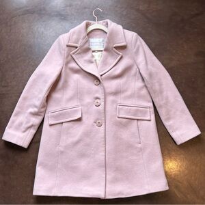 Cashmere wool blend pink pea coat by windsmoor by Paul Costelloe- size 8